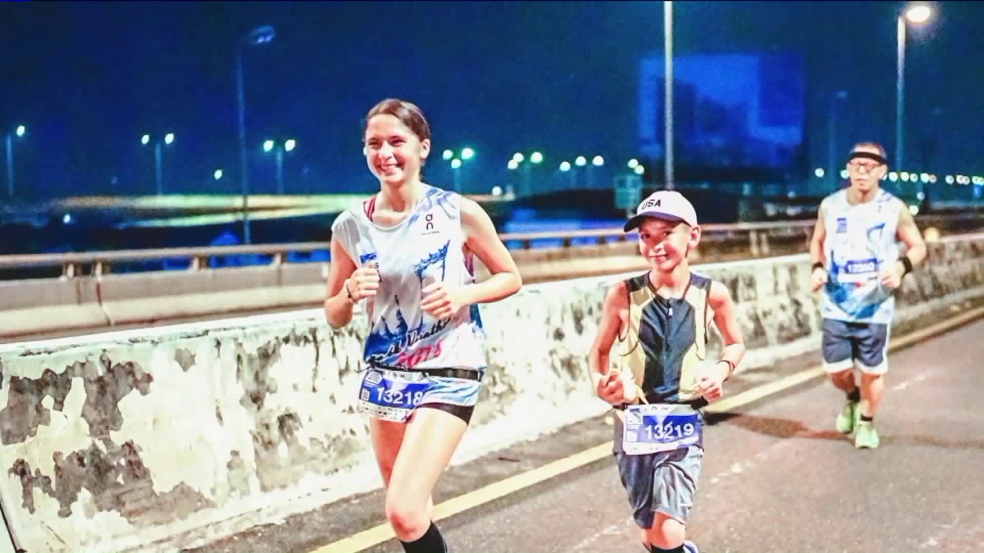 Blanca Ramirez, 16, (left) and brother Jordan Ramirez, 9, both of La Puente, are both working toward marathoning world records. (Credit: Courtesy)