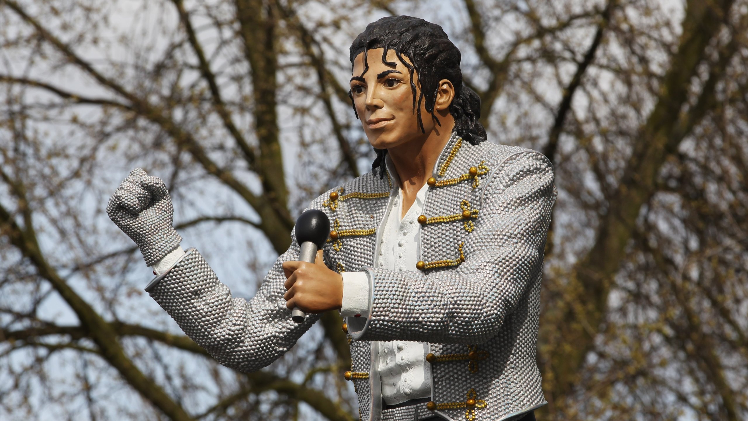 A statue of Michael Jackson has been removed from Britain's National Football Museum in the wake of fresh allegations of sexual abuse that continue to surround the pop superstar's legacy. (Credit: Ian Walton/Getty Images)