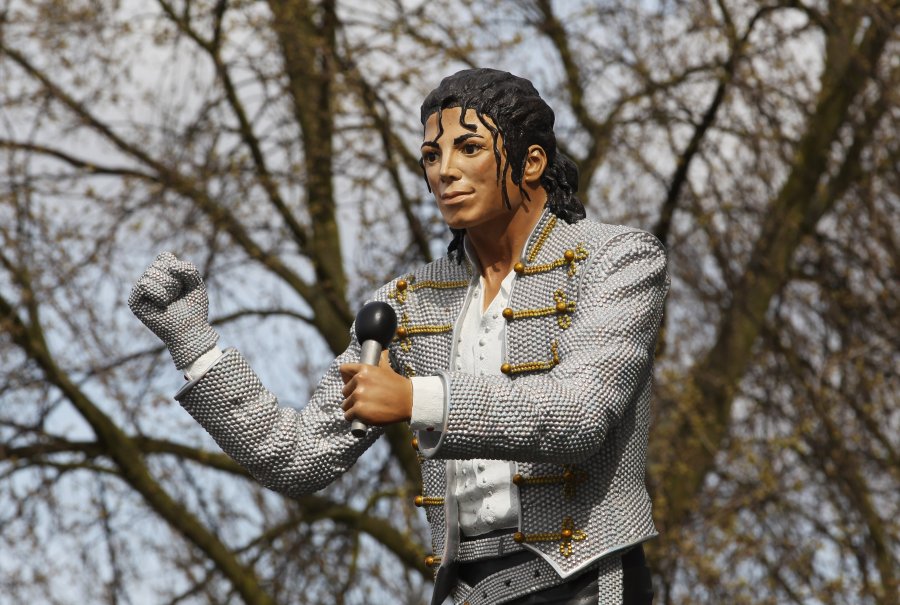 A statue of Michael Jackson has been removed from Britain's National Football Museum in the wake of fresh allegations of sexual abuse that continue to surround the pop superstar's legacy. (Credit: Ian Walton/Getty Images)