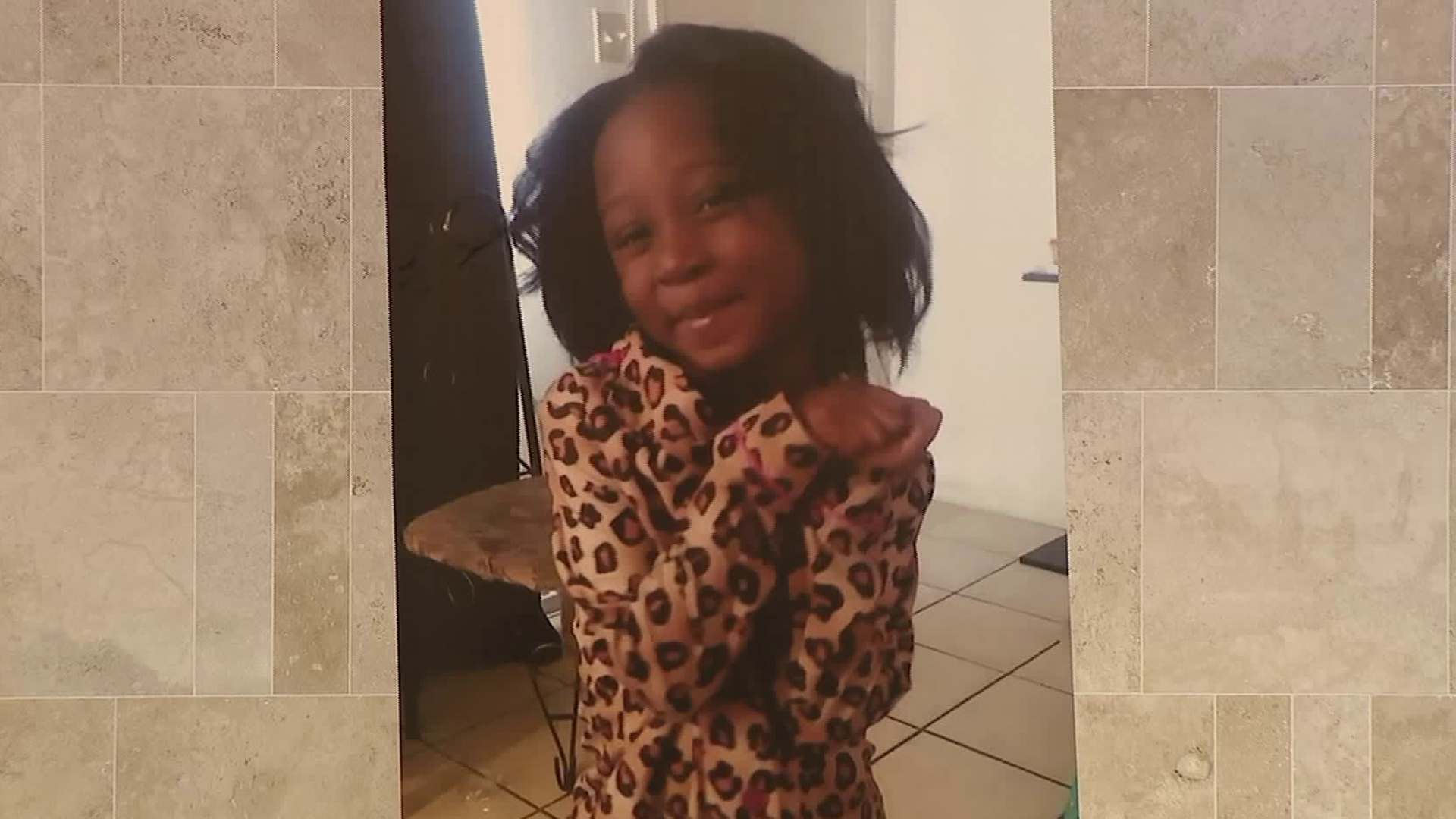 Trinity Love Jones is shown in a photo displayed at a memorial service held for her in Hacienda Heights on March 25, 2019. (Credit: pool)