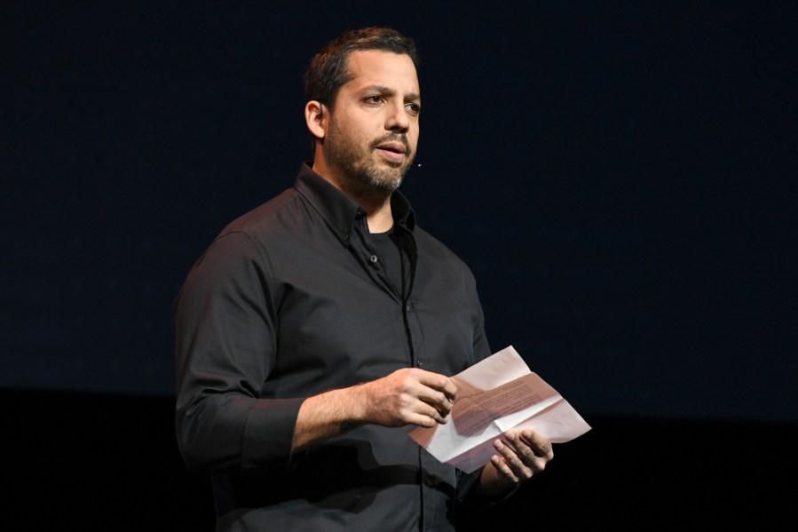 Magician David Blaine speaks during the Onward18 Conference in New York City on Oct. 24, 2018. (Credit: Craig Barritt / Getty Images)