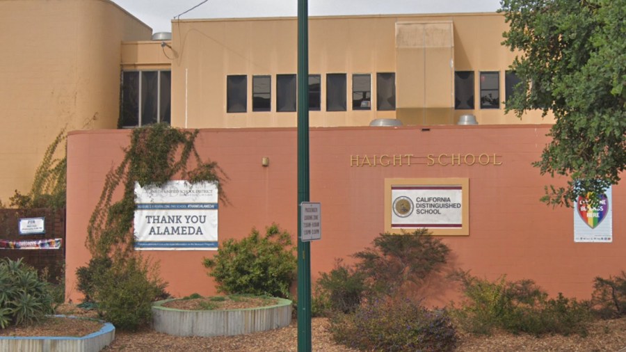 Henry Haight Elementary School is seen in this image from Google Maps.