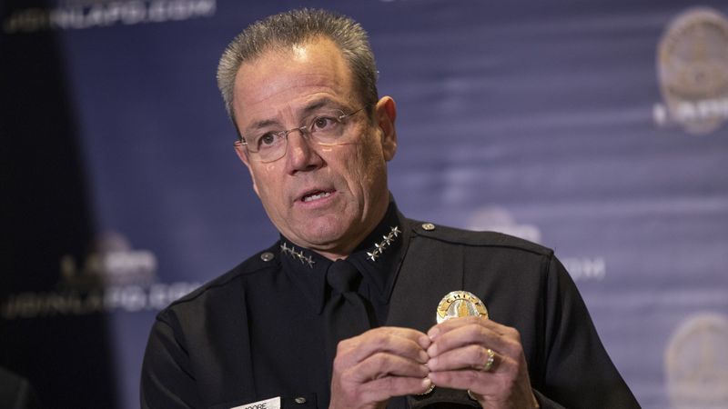 Los Angeles Police Chief Michel Moore is seen in an undated photo. (Credit: Allen J. Schaben / Los Angeles Times)