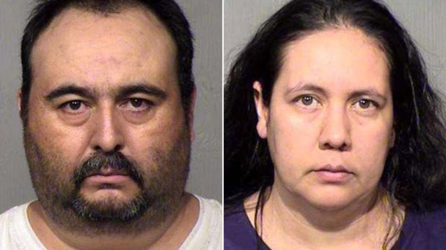 Jorge Murrieta-Valenzuela and Brenda Acuna-Aguero appear in booking photos CNN obtained from Arizona state police in April 2019.