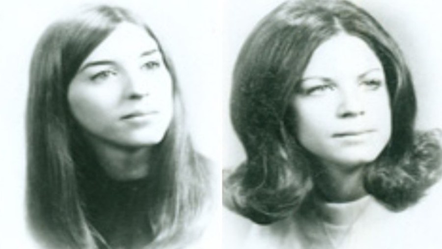 Janice Pietropola, left, and Lynn Seethaler, right, were killed in June 1973 in Virginia Beach. (Credit: Virginia Beach Police)