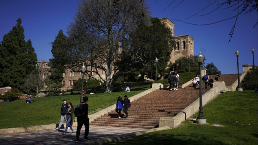 Health officials warned this week that people who spent time at UCLA, above, and Cal State Los Angeles might be at risk of catching measles. A UCLA student has been infected with the disease. (Credit: Kent Nishimura / Los Angeles Times)