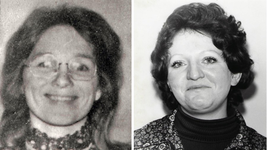 Jane Morton Antunez (left) and Patricia Dwyer (right) are seen in undated photos provided by the San Luis Obispo County Sheriff's Office on April 17, 2019.