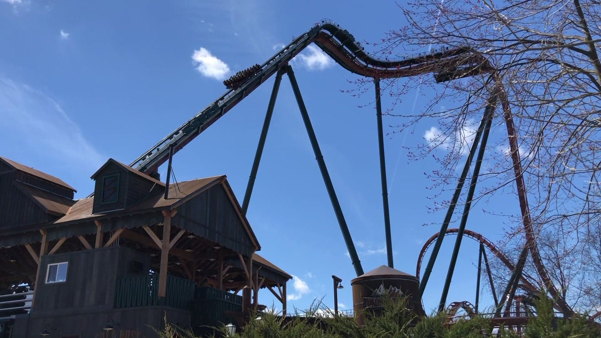 The Yukon Striker roller coaster is set to open at Canada's Wonderland theme park on May 3, 2019. (Credit: WGN)