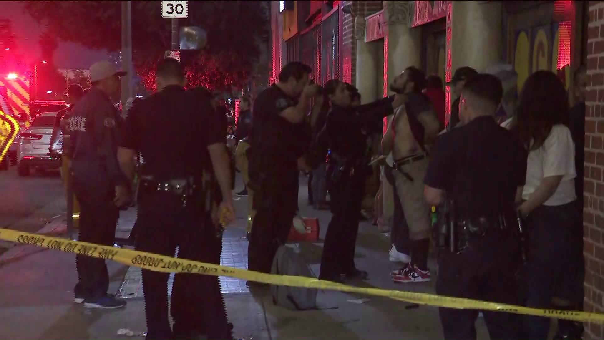 Los Angeles police raided an alleged gambling and drug operation in Koreatown on May 31, 2019. (Credit: KTLA)