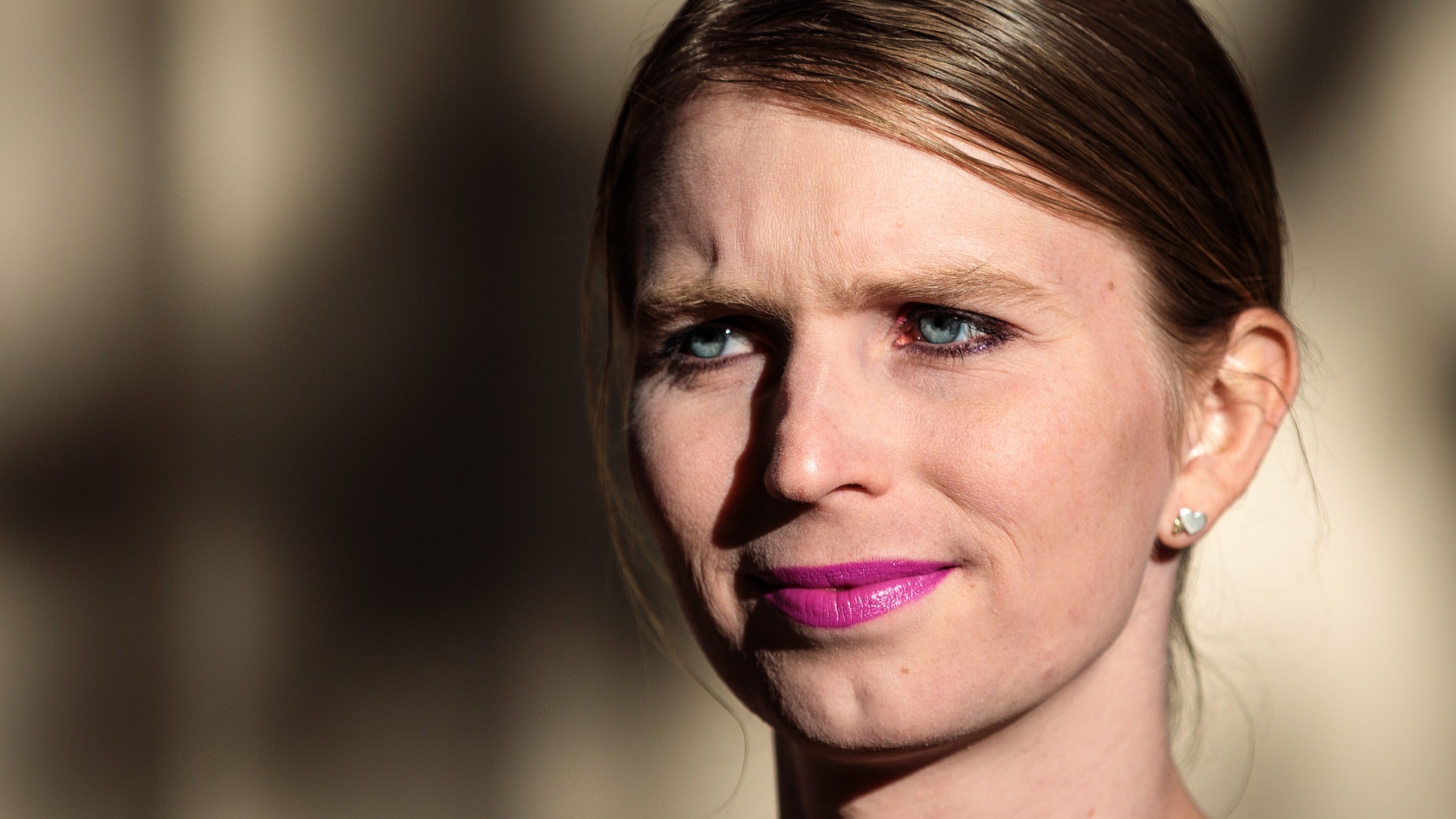 Former American soldier and whistleblower Chelsea Manning appears outside the Institute Of Contemporary Arts ahead of a Q&A event on Oct. 1, 2018 in London, England. (Credit: Jack Taylor/Getty Images)