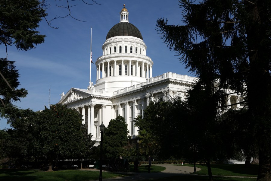 A view of the California State Capitol on Feb. 19, 2009, in Sacramento. (Justin Sullivan/Getty Images)