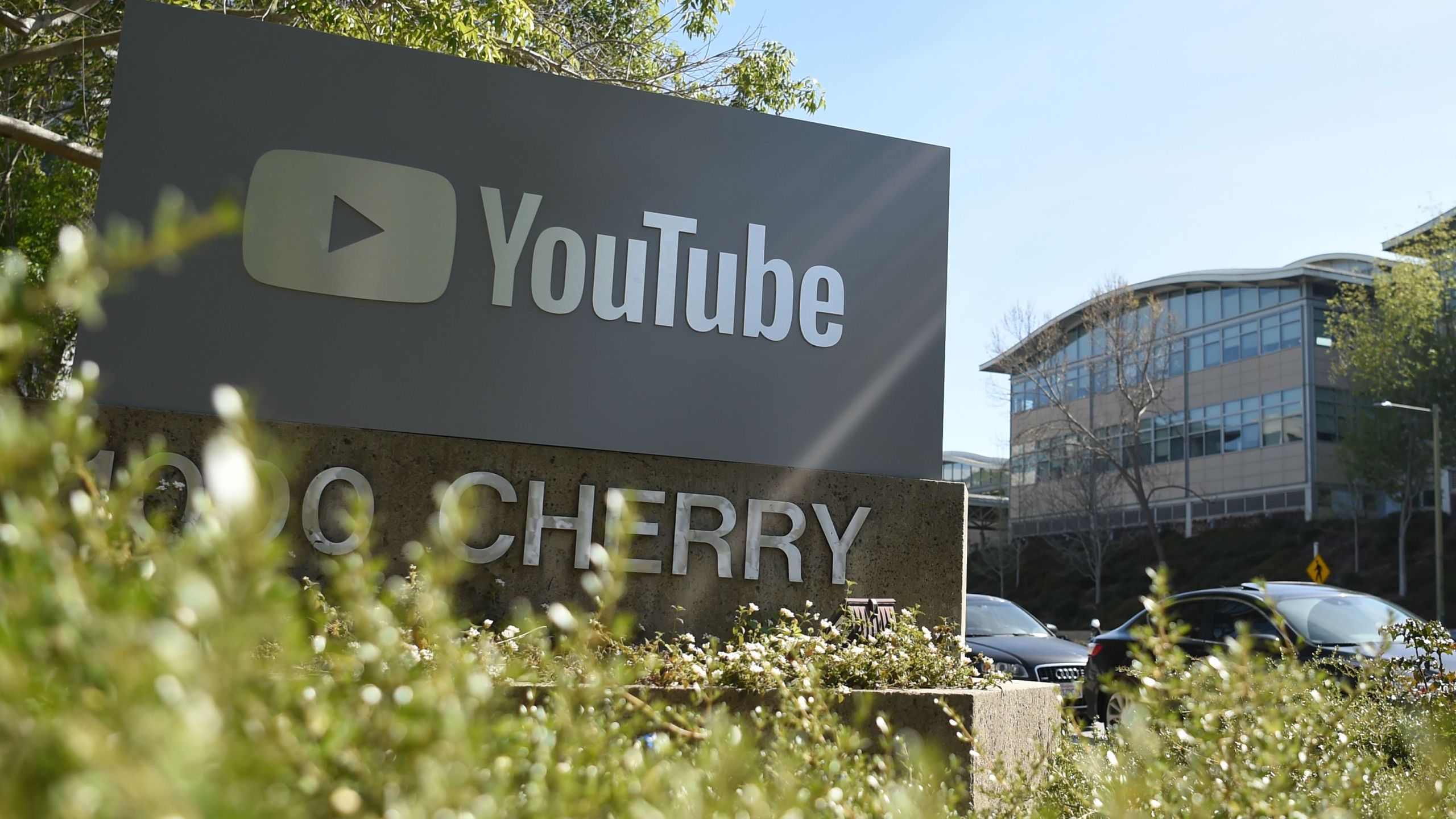 YouTube's headquarters is seen in this file photo. (Credit: Josh Edelson/AFP/Getty Images)