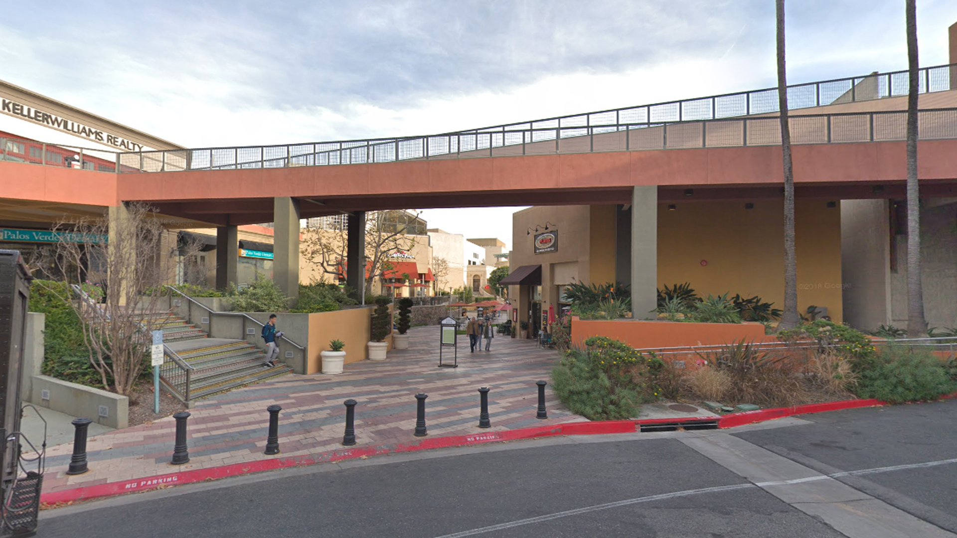 The Promenade on the Peninsula mall in Rolling Hills Estates is seen in a Google Street View image from January 2018.