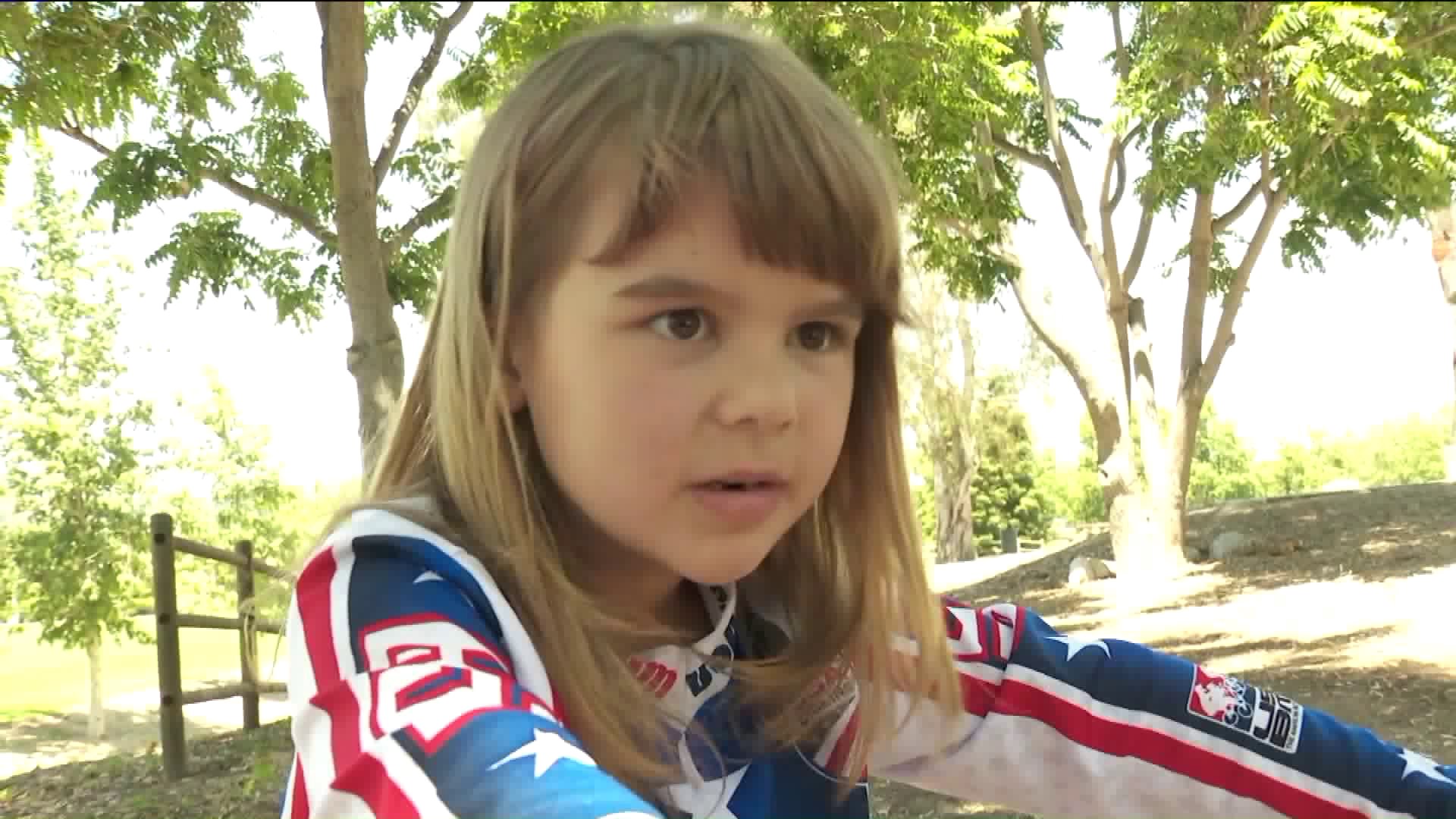 Maya Gadbois, 6, speaks to KTLA on June 4, 2019. (Credit: KTLA)