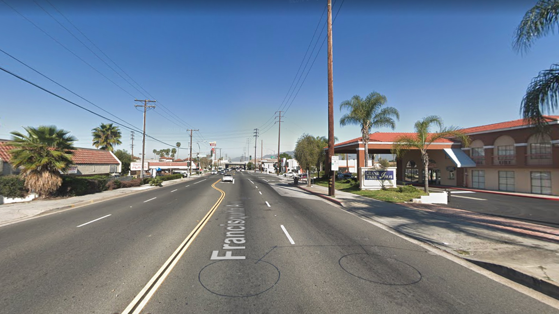 The 13900 block of Francisquito Avenue in Baldwin Park, as pictured in a Google Street View image in March of 2019.