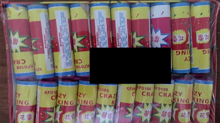 Crazy King Crackers are among the 25,000 fireworks that were recalled after a boy lost his hand. (Credit: Consumer Product Safety Commission)