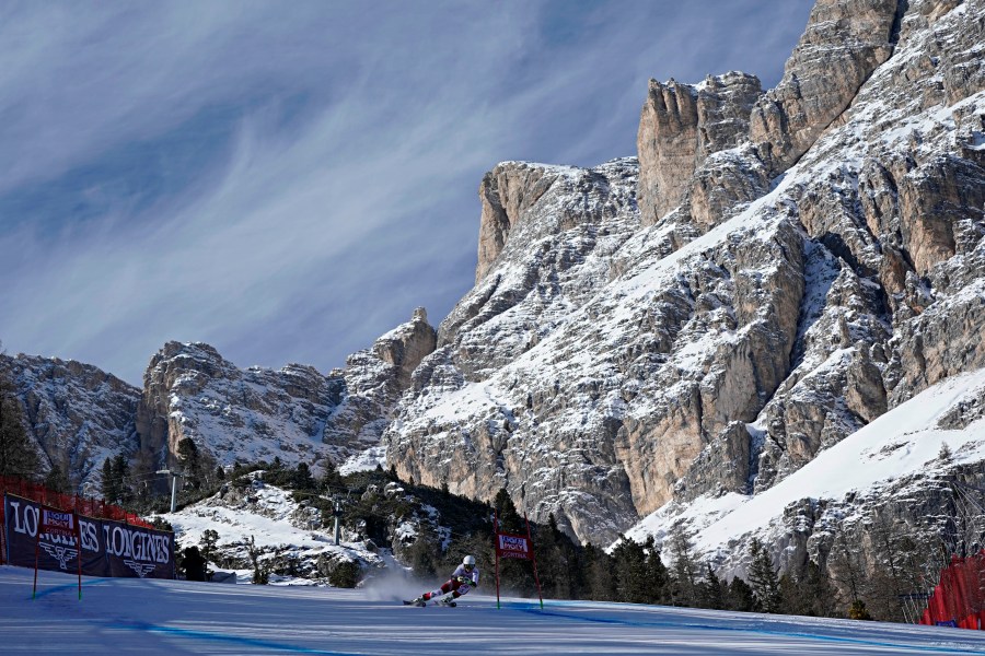 A general view during the Audi FIS Alpine Ski World Cup Women's Super G on Jan. 20, 2019, in Cortina d'Ampezzo Italy. (Credit: Francis Bompard/Agence Zoom/Getty Images)