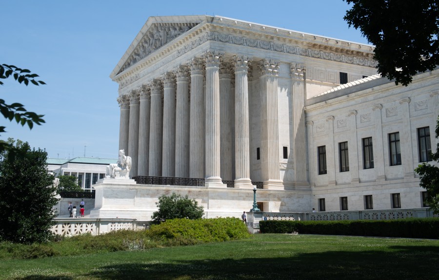 The Supreme Court is seen in Washington, D.C, June 24, 2019. (Credit: SAUL LOEB/AFP/Getty Images)