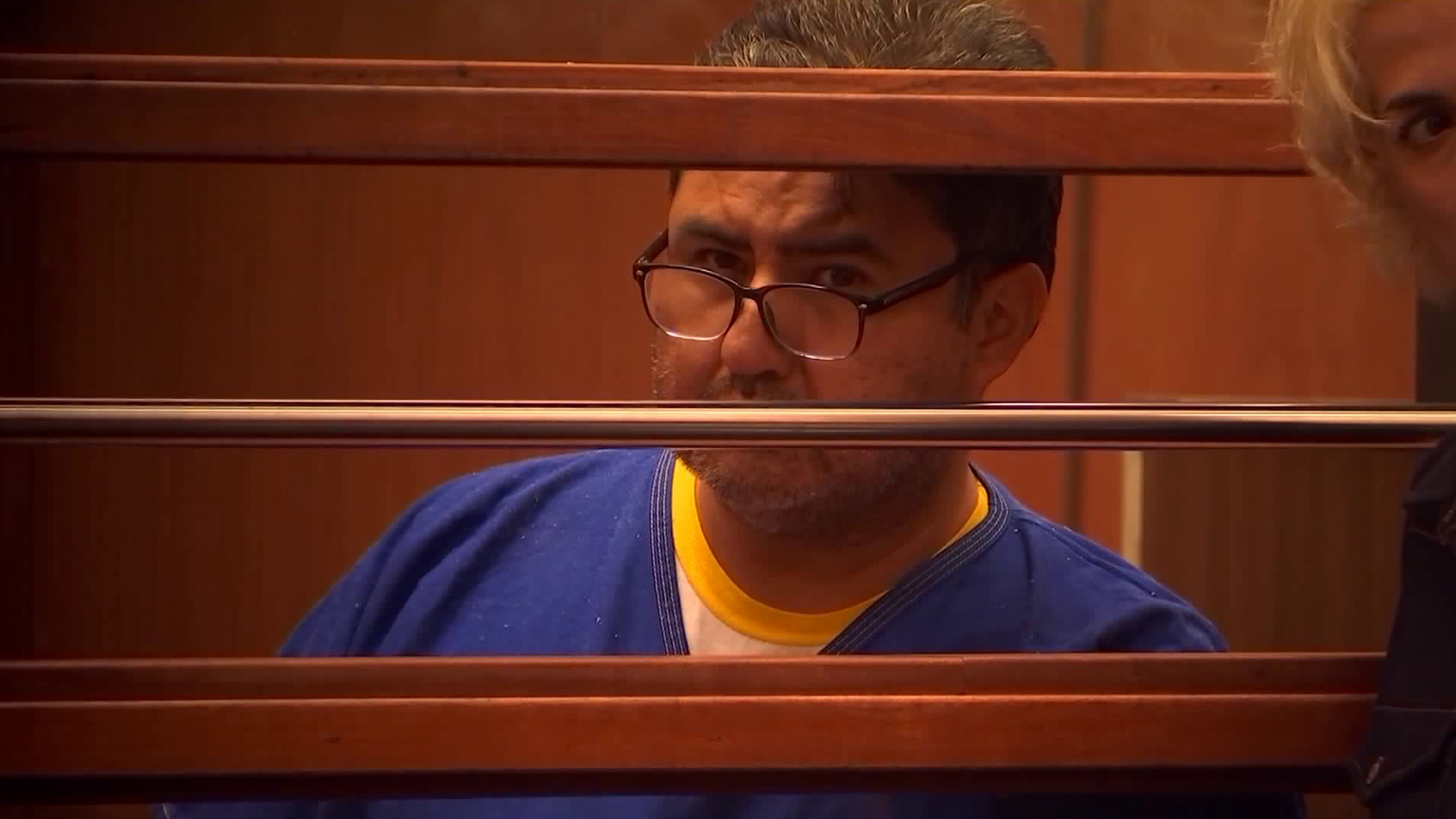 Naasón Joaquín García appears for his arraignment at the Clara Shortridge Foltz Criminal Justice Center in downtown Los Angeles on June 10, 2019. (Credit: KTLA)