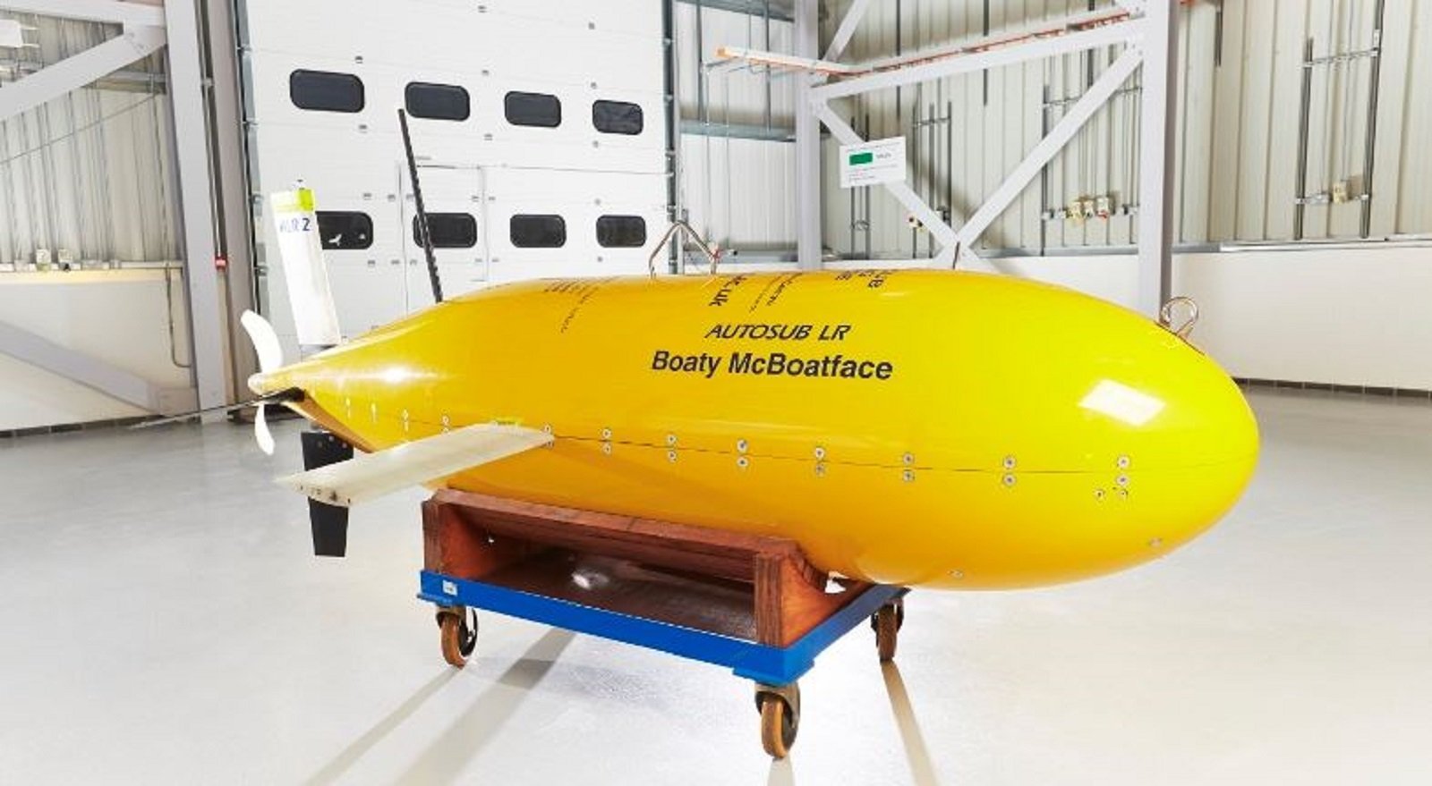 The British research submarine Boaty McBoatface has made an impressive debut in the scientific arena, discovering a significant link between Antarctic winds and rising sea temperatures on its maiden outing. (Credit: National Oceanography Centre)