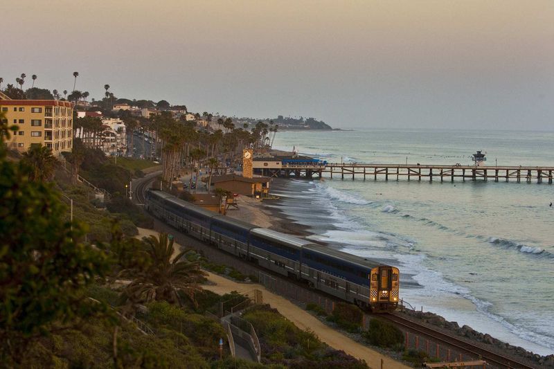 An undated photo shows a view from the San Clemente Pier. (Credit: Allen J. Schaben / Los Angeles Times)