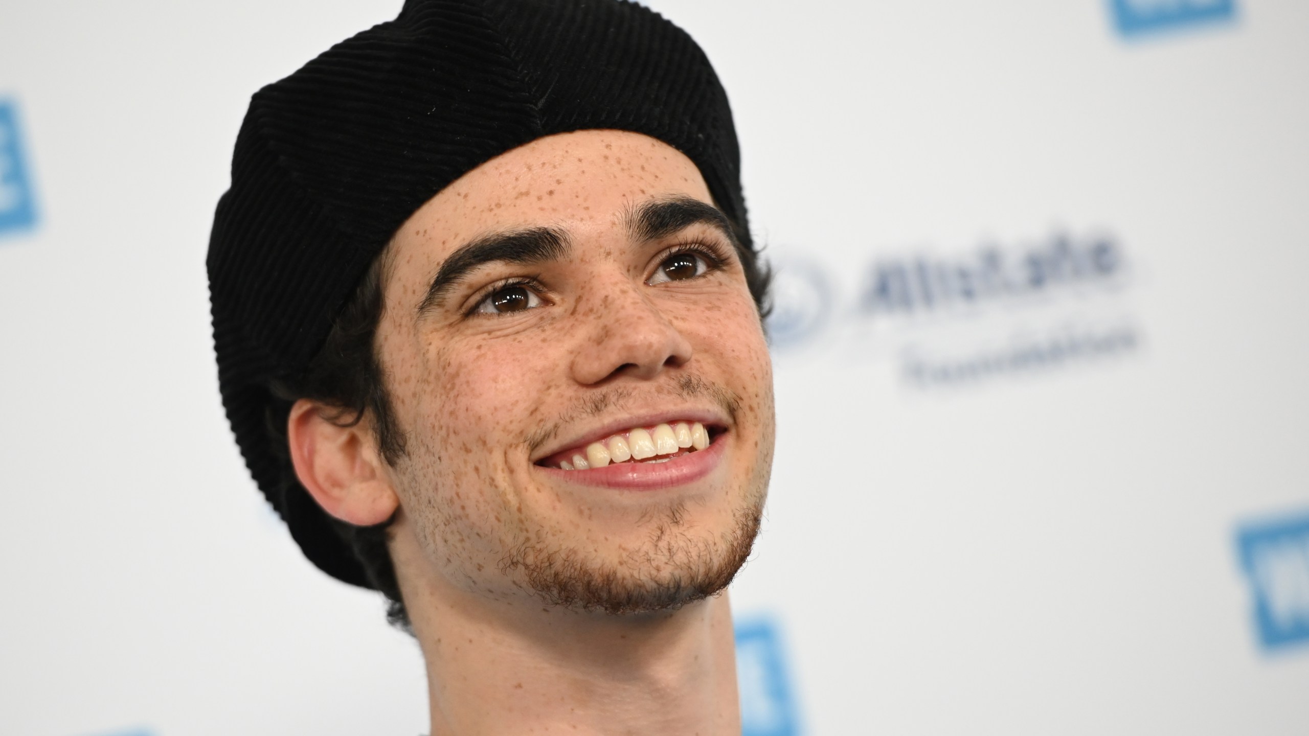 Actor Cameron Boyce arrives for WE Day California at the Forum in Inglewood on April 25, 2019. (Credit: ROBYN BECK/AFP/Getty Images)