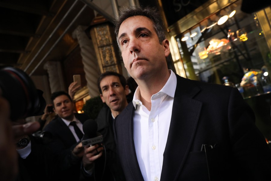 Michael Cohen leaves his Manhattan apartment on May 6, 2019, in New York City. (Credit: Spencer Platt/Getty Images)