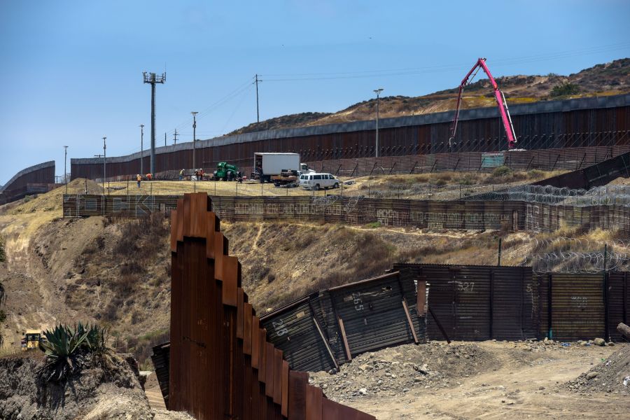 View of the Mexico-U.S. border wall on June 18, 2019, in Tijuana. (Credit: Agustin Paullier/AFP)