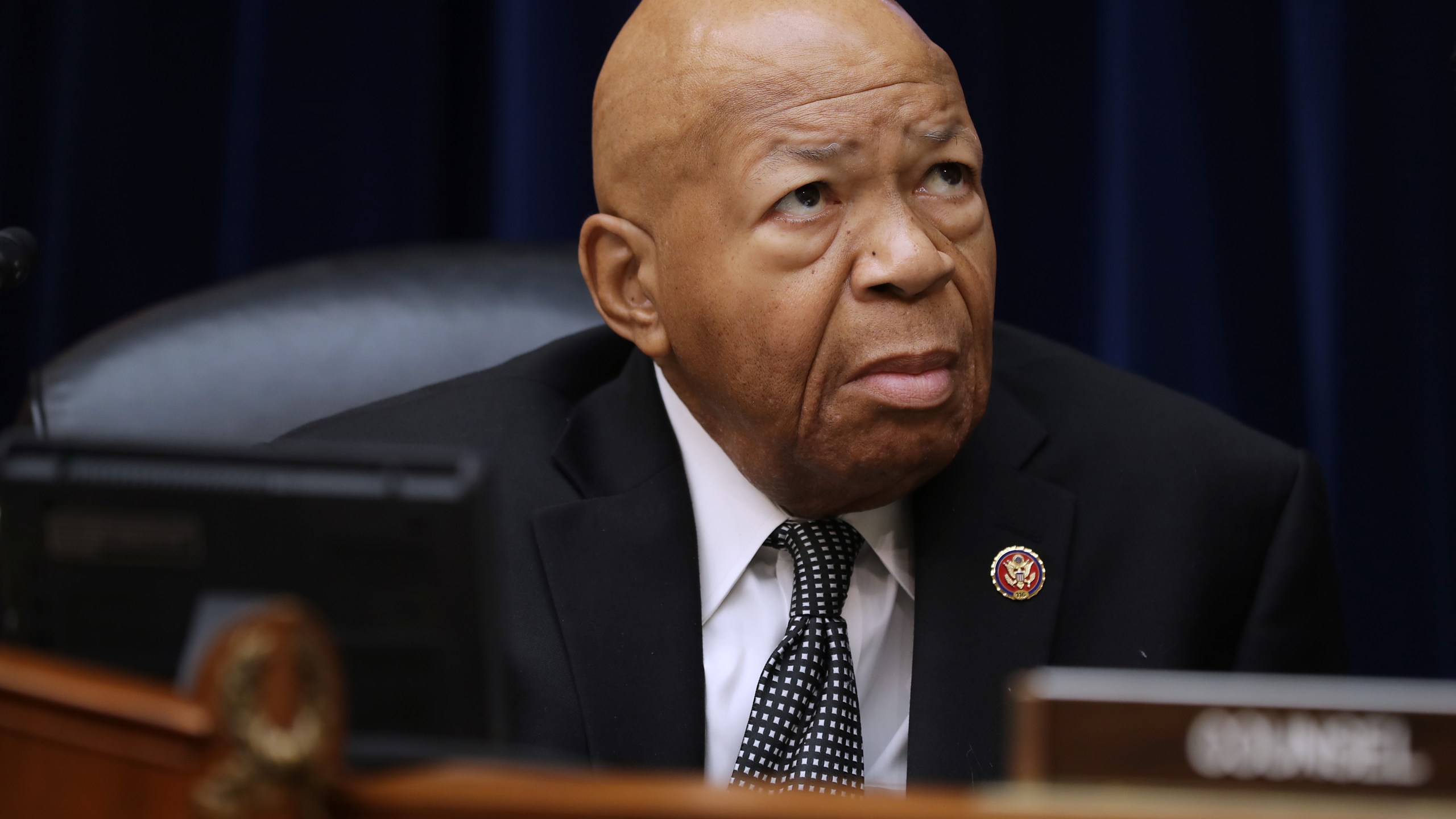 Elijah Cummings is seen in the Rayburn House Office building on Capitol Hill on July 26, 2019, in Washington, DC. (Credit: Chip Somodevilla/Getty Images)