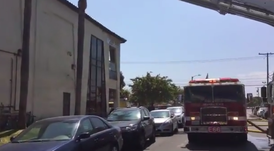 Firefighters respond to the 14000 block of Brookhurst Street on July 7, 2019. (Credit: Garden Grove fire Department)