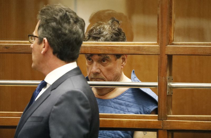 George Tyndall, the former USC gynecologist accused of sexual misconduct, made his first court appearance July 1, 2019, in downtown Los Angeles. (Credit: Al Seib / Los Angeles Times)