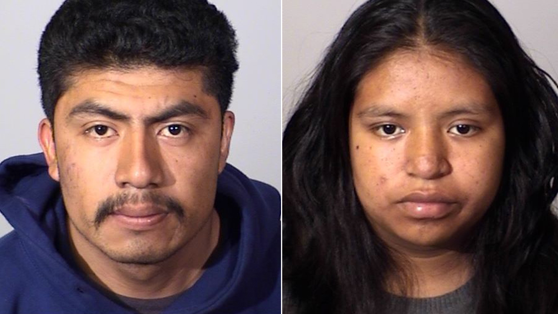 David Villa, 21, on the left, and Andrea Torralba, 20, are seen in undated photos provided by the Oxnard Police Department on July 19, 2019.