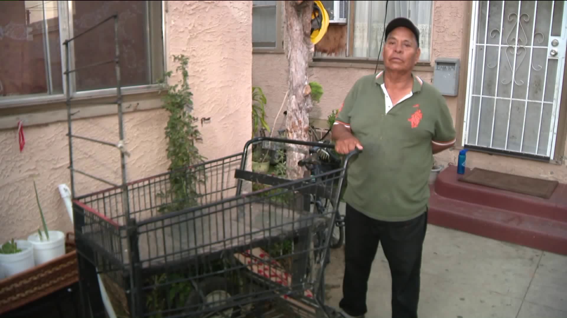 Arcadio Bernardino, 67, was beaten during a robbery while working as a street vendor in Jefferson Park on July 9, 2019. (Credit: KTLA)