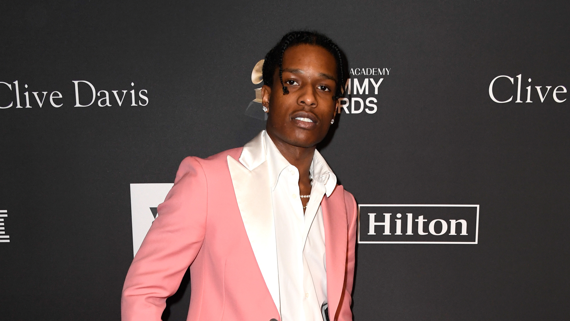 A$AP Rocky attends the Pre-GRAMMY Gala and GRAMMY Salute to Industry Icons Honoring Clarence Avant at The Beverly Hilton Hotel on Feb. 9, 2019. (Credit: Frazer Harrison/Getty Images for NARAS)