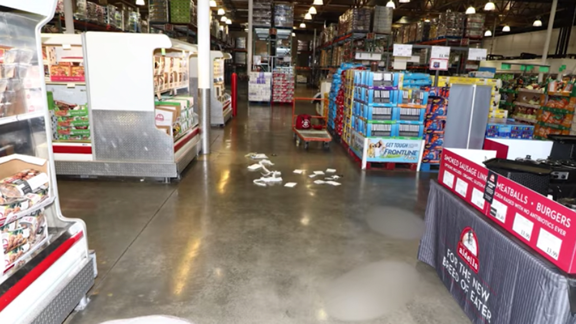 The Corona Costco where a shooting occurred on June 14, 2019, is seen in an image released by the Los Angeles Police Department.