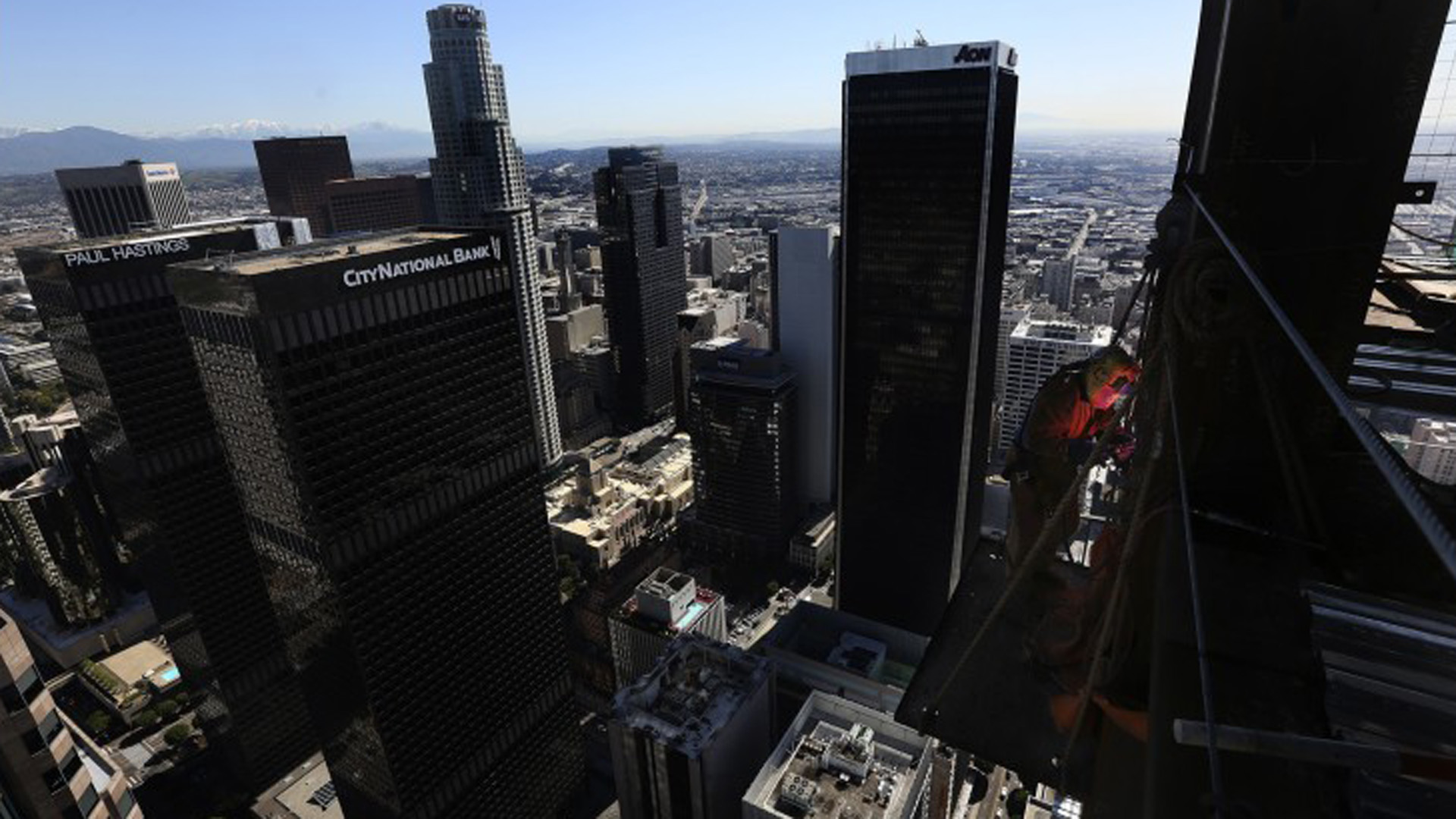 A view of downtown Los Angeles is seen in an undated photo.(Credit: Mel Melcon / Los Angeles Times)