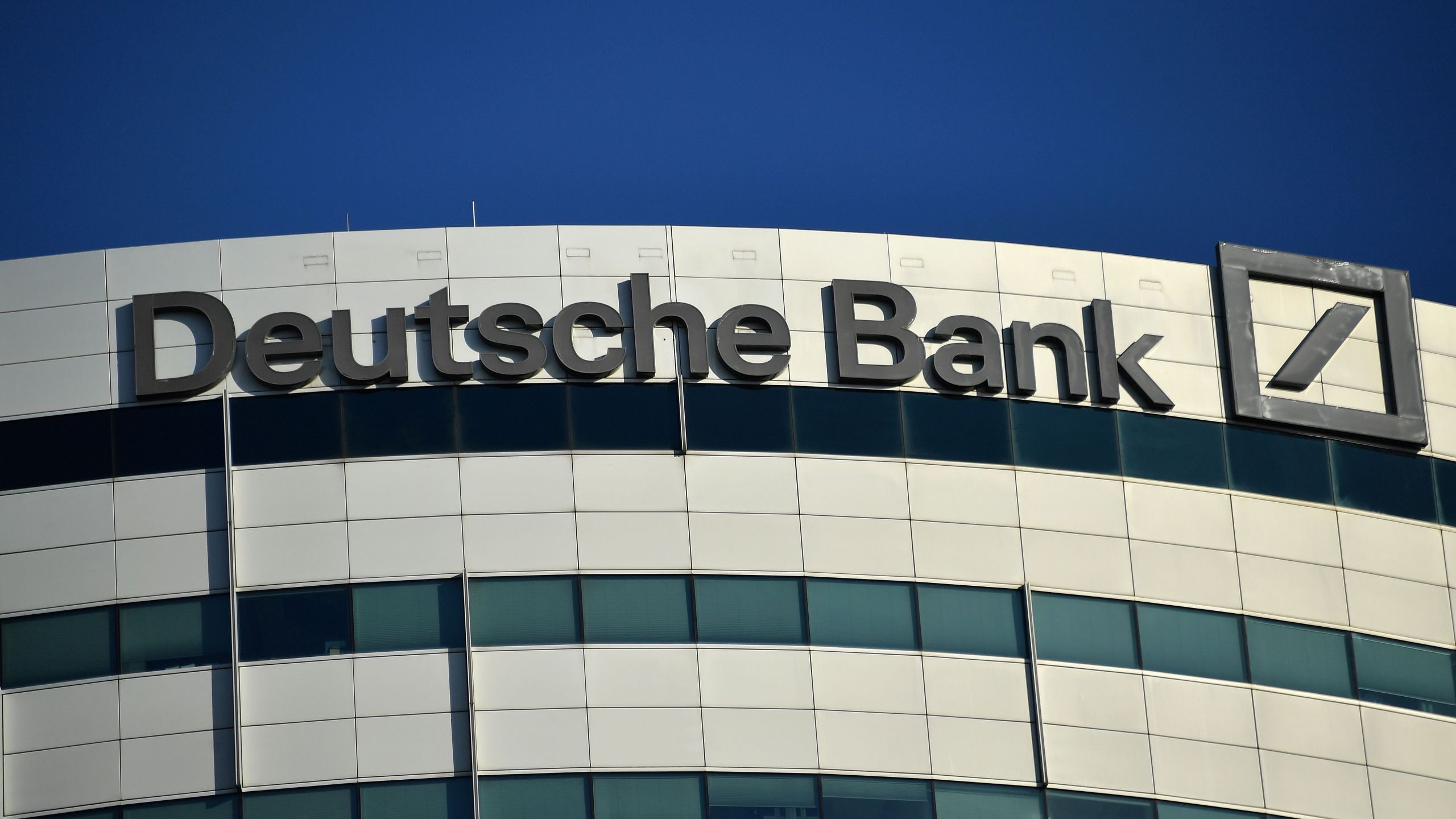 A view of German investment bank and financial services Deutsche Bank building in Amsterdam on October 14, 2018. (Credit: EMMANUEL DUNAND/AFP/Getty Images)