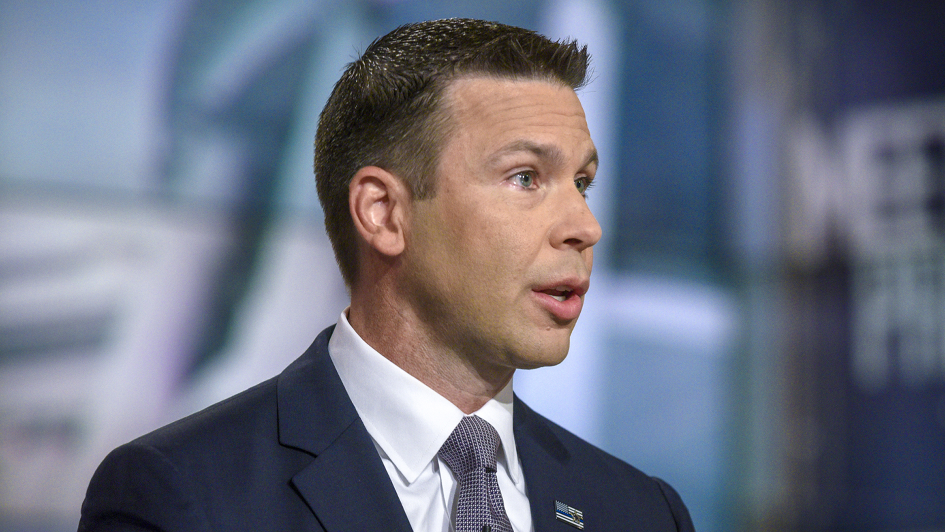 Acting Secretary of Homeland Security Kevin McAleenan appears on "Meet the Press" in Washington, D.C., on Aug. 11, 2019. (Credit: William B. Plowman/NBC/NBC NewsWire via Getty Images)