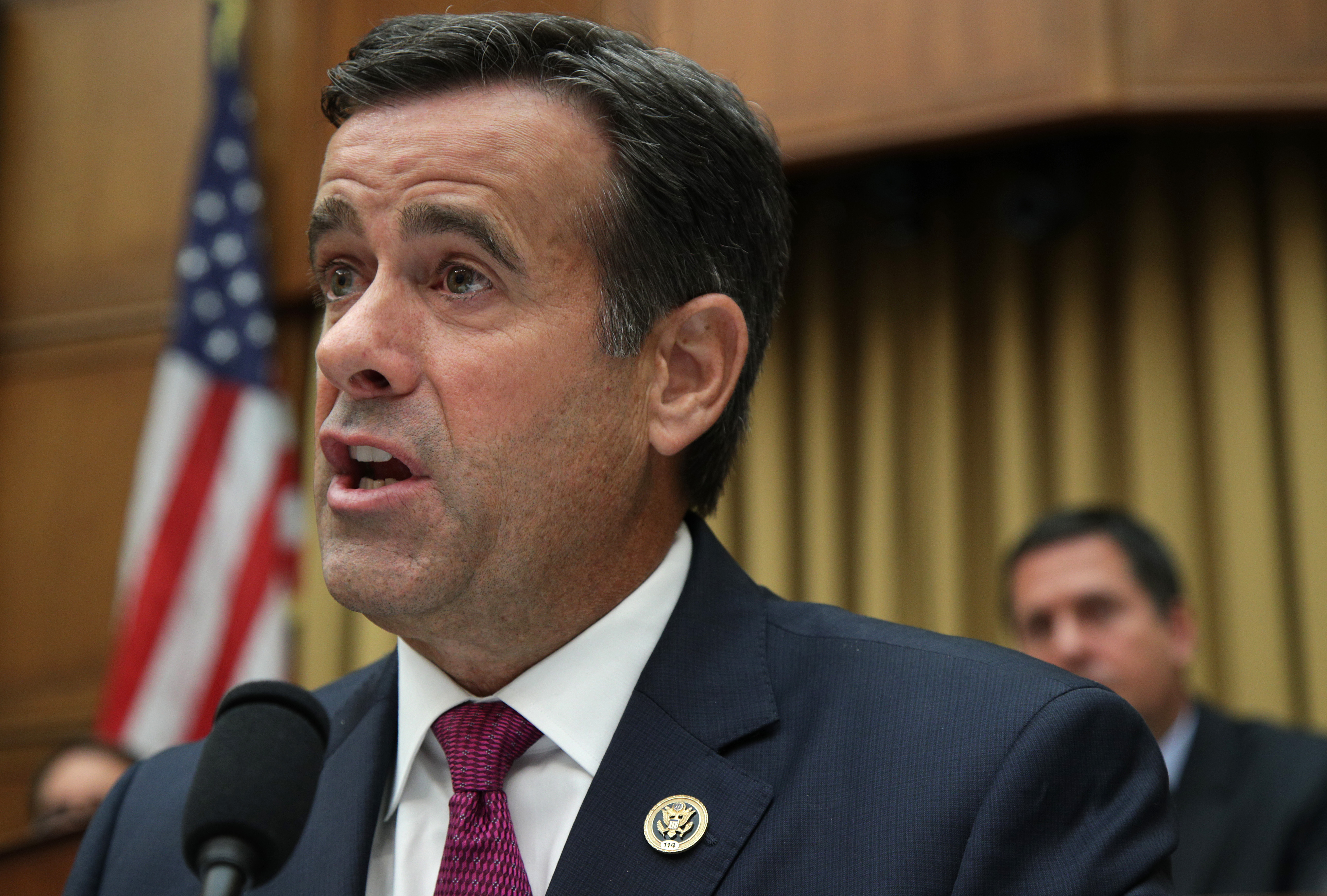 Rep. John Ratcliffe (R-TX) questions former Special Counsel Robert Mueller as Mueller appears before the House Intelligence Committee about his report on Russian interference in the 2016 presidential election in the Rayburn House Office Building July 24, 2019 in Washington, D.C. (Credit: Alex Wong/Getty Images)