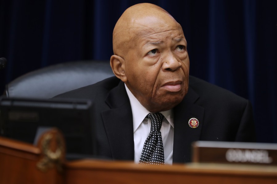 House Oversight and Government Reform Committee Chairman Elijah Cummings (D-MD) prepares for a hearing on on July 26, 2019. (Credit: Chip Somodevilla/Getty Images)