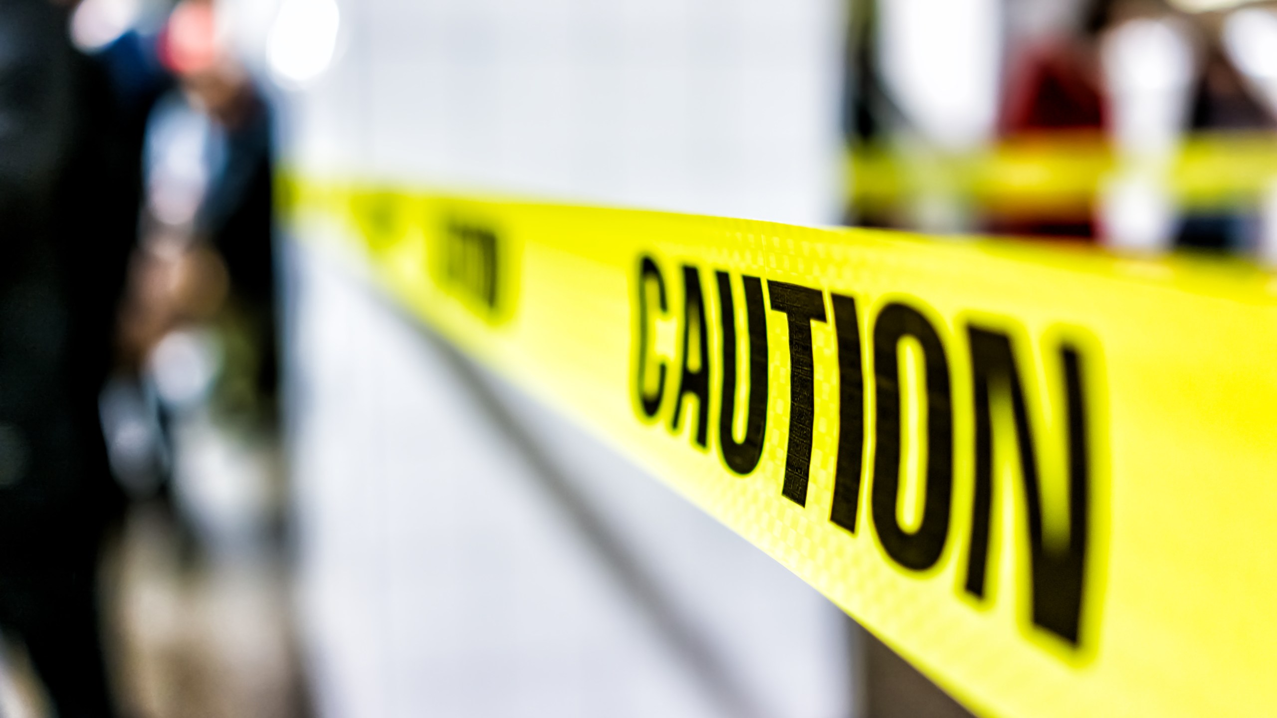 Caution tape is seen in a file photo. (Credit: Getty Images)