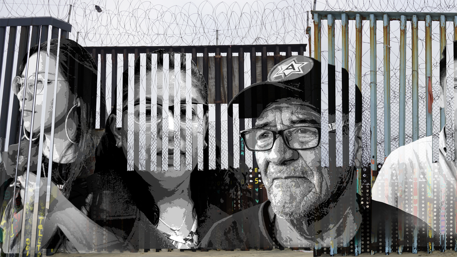 An interactive border wall project in Tijuana in August 2019 tells the stories of deported individuals. (Credit: Lizbeth De La Cruz Santana)