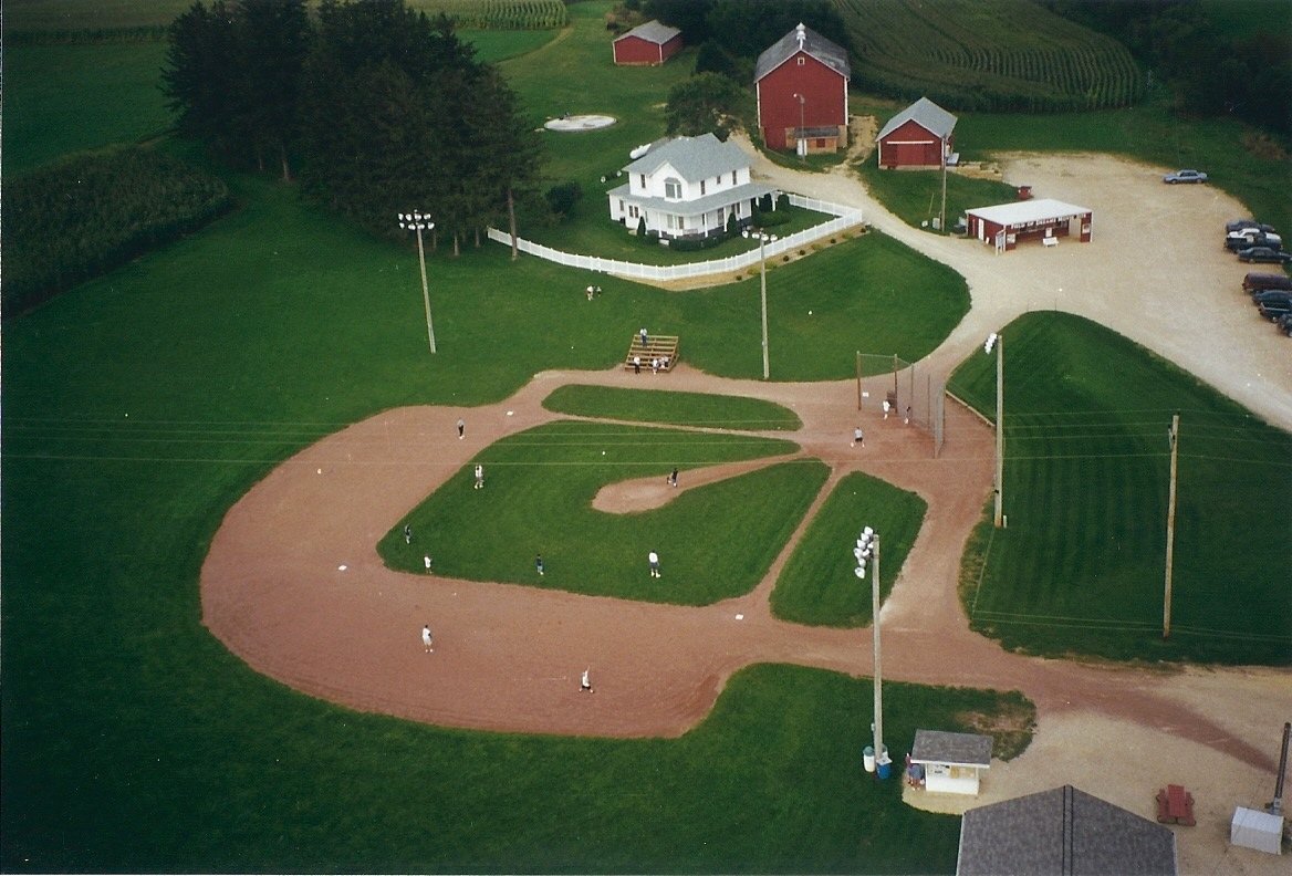 The Field of Dreams movie site is seen in an image provided by CNN Wire.