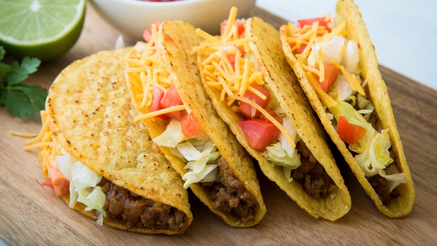 Hard shell tacos are seen in a file photo. (Credit: iStock / Getty Images Plus)