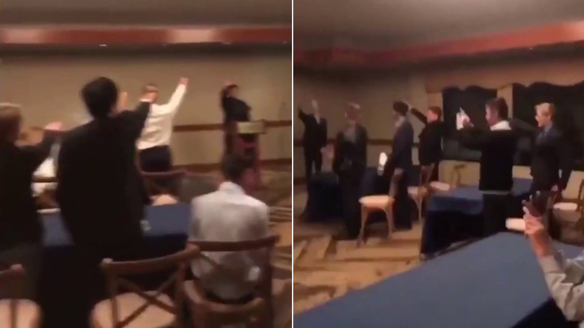 A video emerged on Instagram showing a group of teens giving a Nazi salute at an event last November.