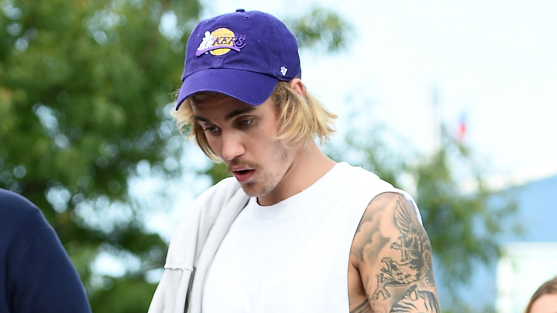 Justin Bieber attends the John Elliott front row during New York Fashion Week: The Shows on September 6, 2018 in New York City. (Credit: Theo Wargo/Getty Images for NYFW: The Shows)