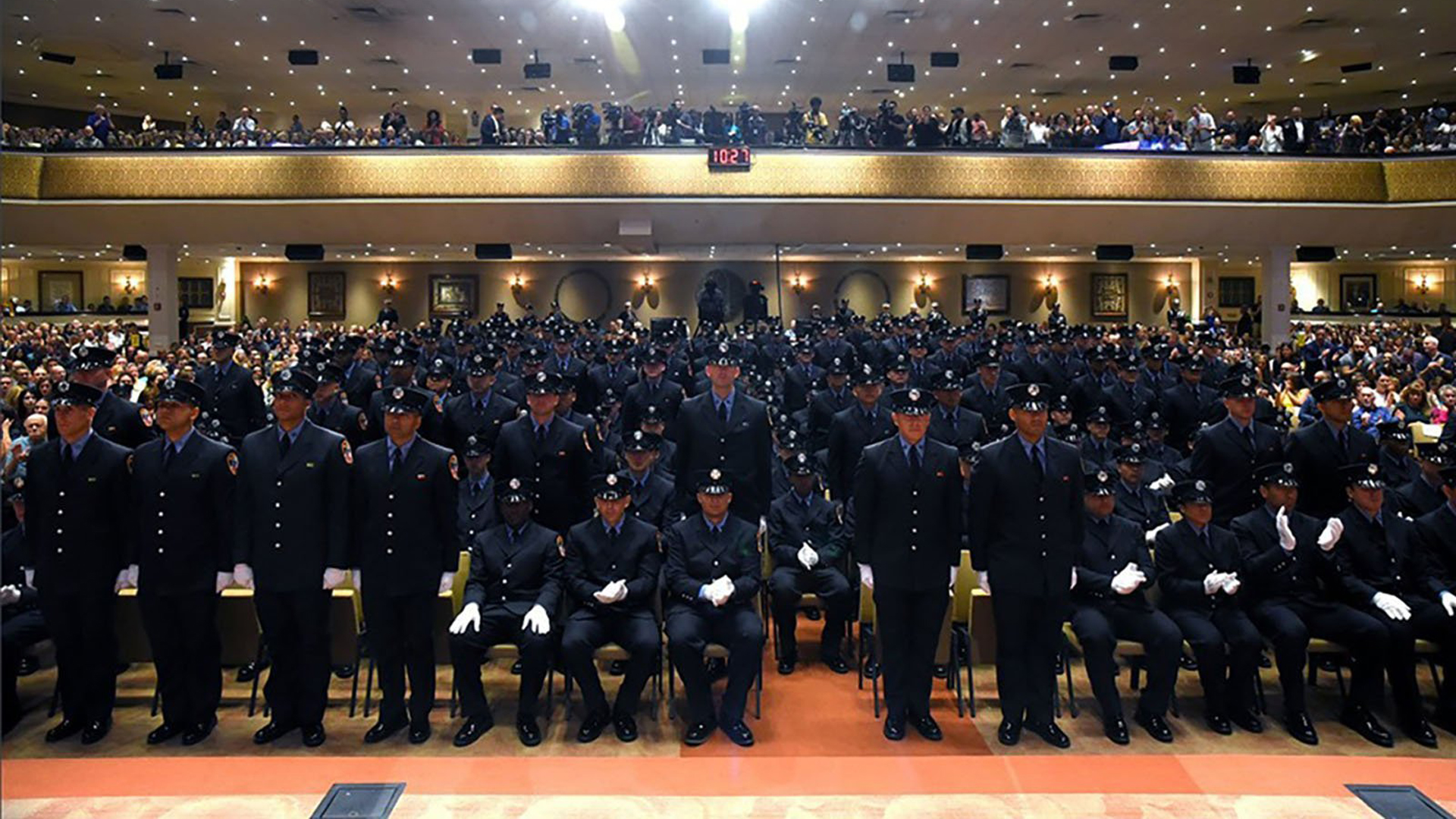 The FDNY released a photo from its graduation ceremony on Sept. 24, 2019.