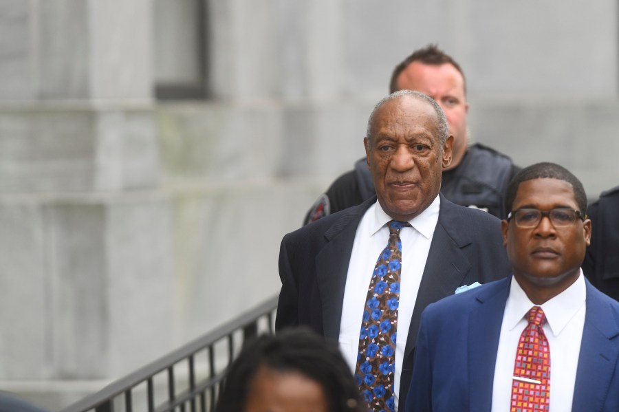 Bill Cosby departs the Montgomery County Courthouse on the first day of sentencing in his sexual assault trial on Sept. 24, 2018, in Norristown, Penn. (Credit: Mark Makela/Getty Images)