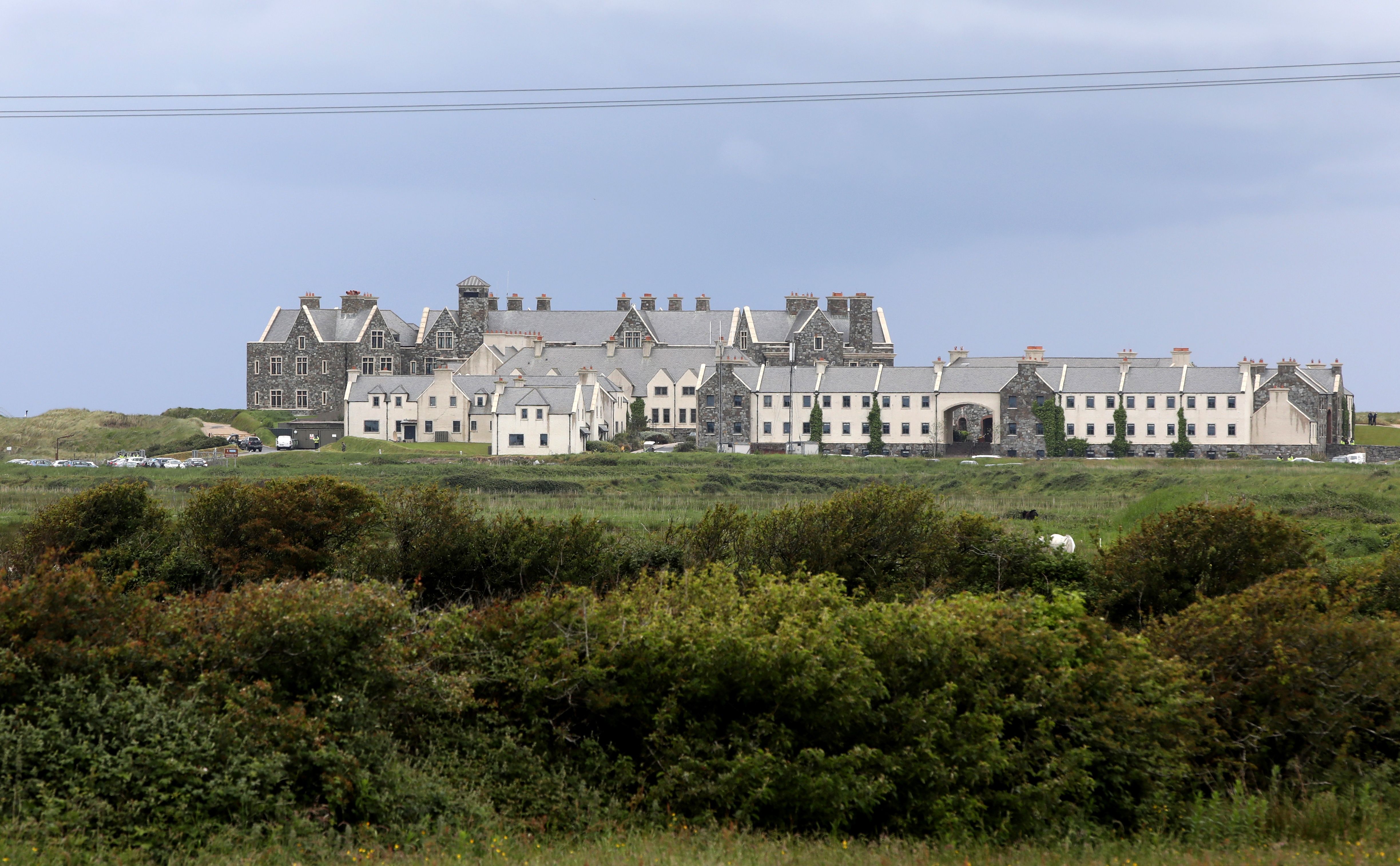 Trump International Golf Links and Hotel in Doonberg, Ireland, is pictured on June 4, 2019, ahead of a visit from U.S. President Donald Trump. (Credit: Paul Faith / AFP / Getty Images)