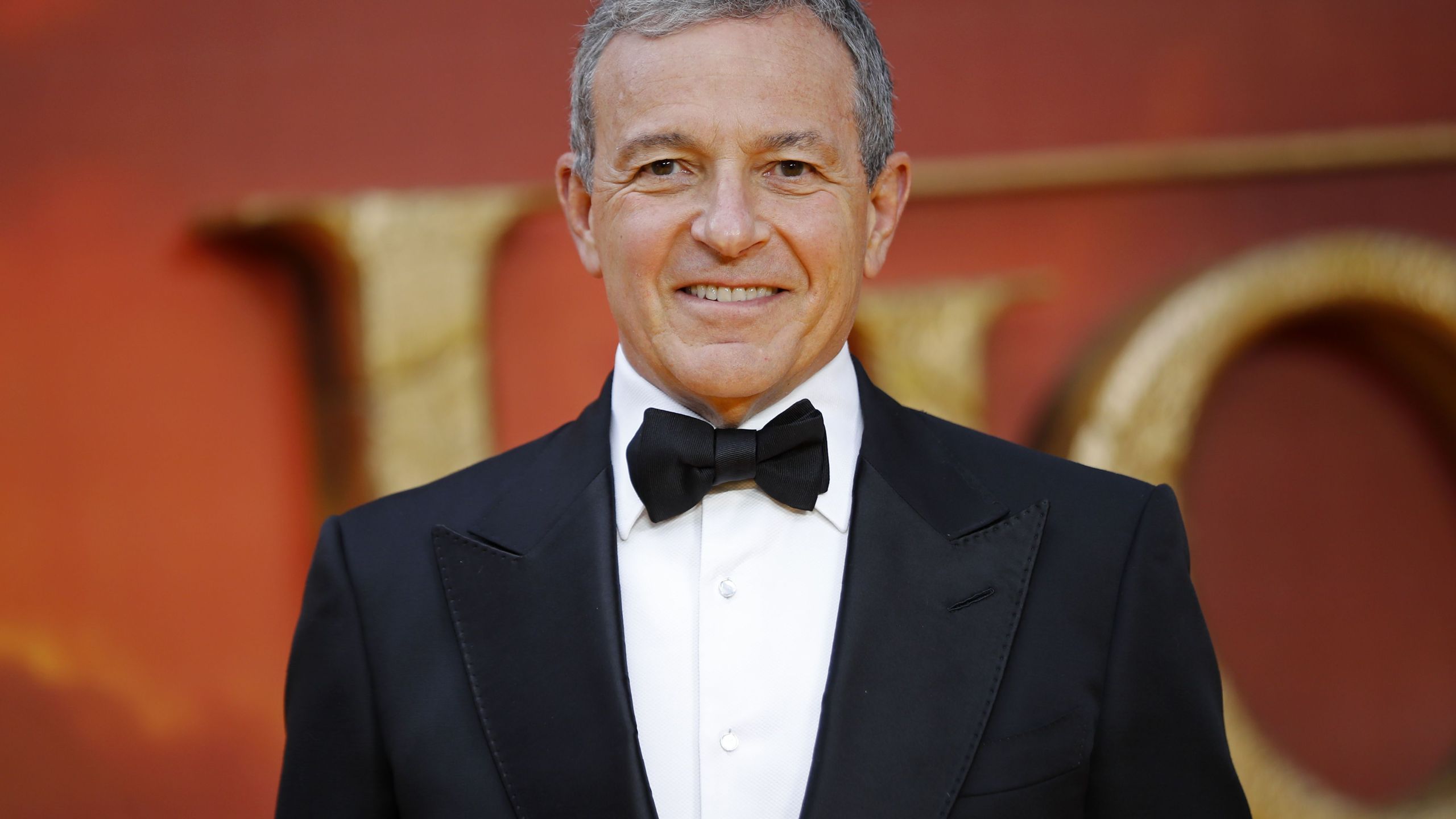 Disney CEO Robert Iger poses on the red carpet upon arriving for the European premiere of the film The Lion King in London on July 14, 2019. (Credit: TOLGA AKMEN/AFP/Getty Images)